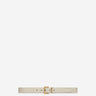 Saint Laurent Mujer Barcelona Cinturón Fino Cassandre color Beige sku 830-000398 01 - Foto 1