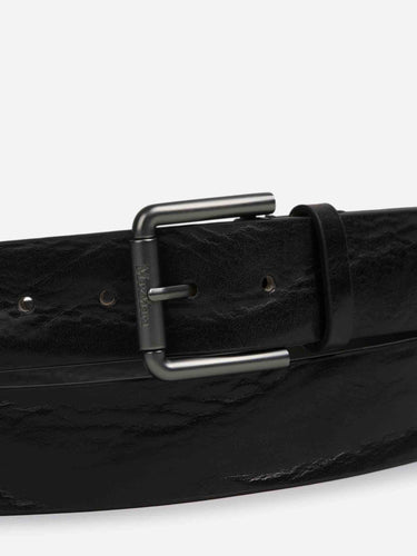 Max Mara Mujer Barcelona Cinturón Piel Lisa color Negro sku 830-000404 02 - Foto 3