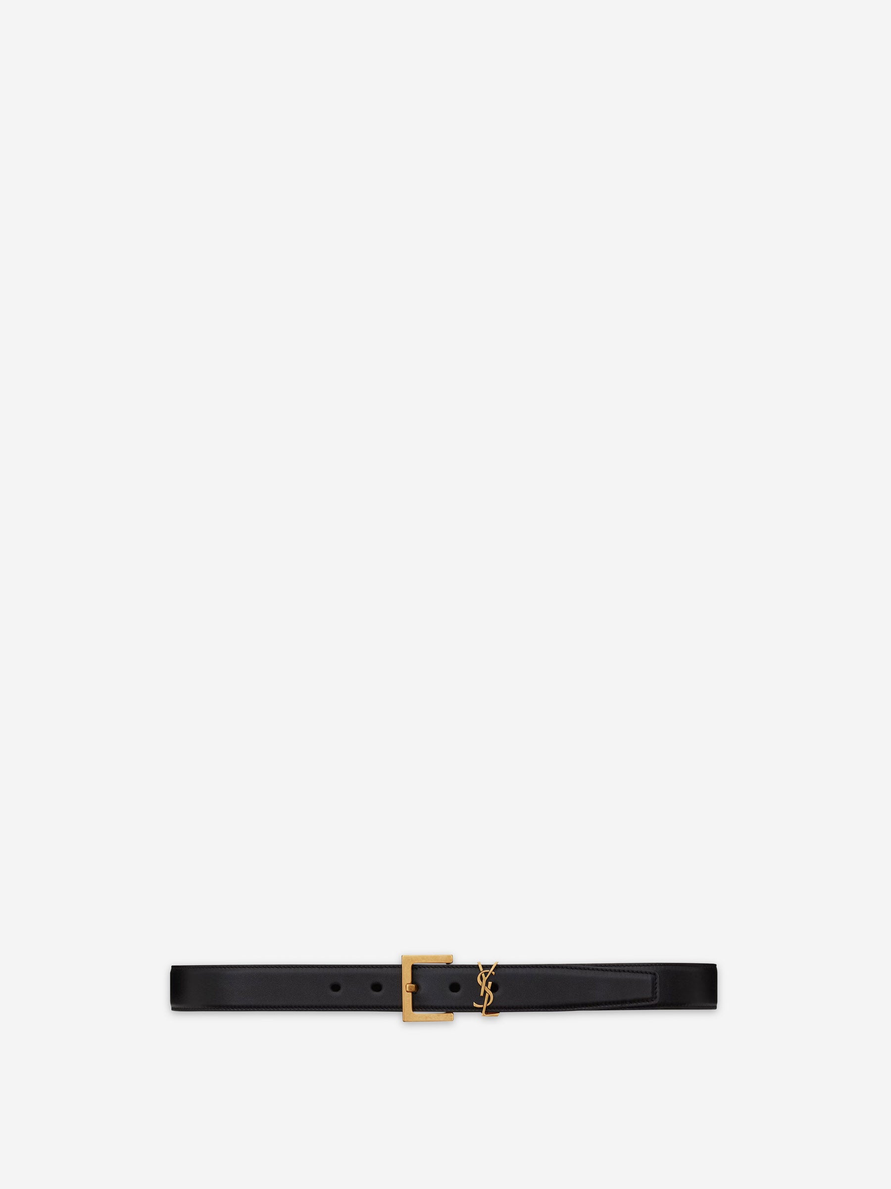 Saint Laurent Mujer Barcelona Cinturón Piel color Negro sku 830-000406 02 - Foto 1