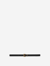 Saint Laurent Mujer Barcelona Cinturón Fino Piel color Negro sku 830-000407 01 - Foto 1