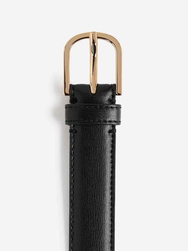 TOTEME Mujer Barcelona Cinturón Fino Piel color Negro sku 830-000421 01 - Foto 3