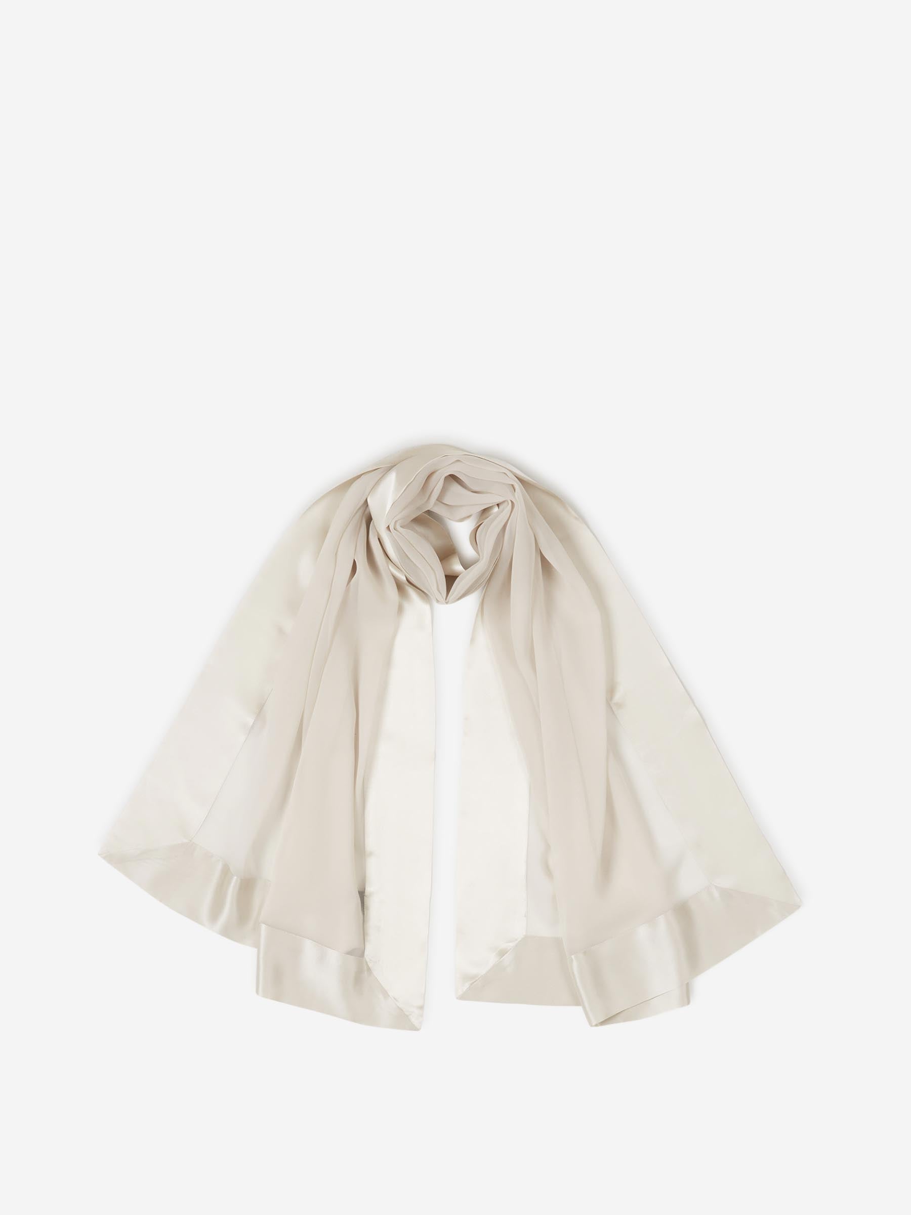 Cashà Mujer Barcelona Bufanda Seda Lisa color Taupe sku 840-000799 04 - Foto 1