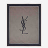 Saint Laurent Mujer Barcelona Pañuelo Rayas Cassandre color Azul Noche sku 840-000800 01 - Foto 1