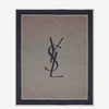 Saint Laurent Mujer Barcelona Pañuelo Rayas Cassandre color Azul Noche sku 840-000800 01 - Foto 1