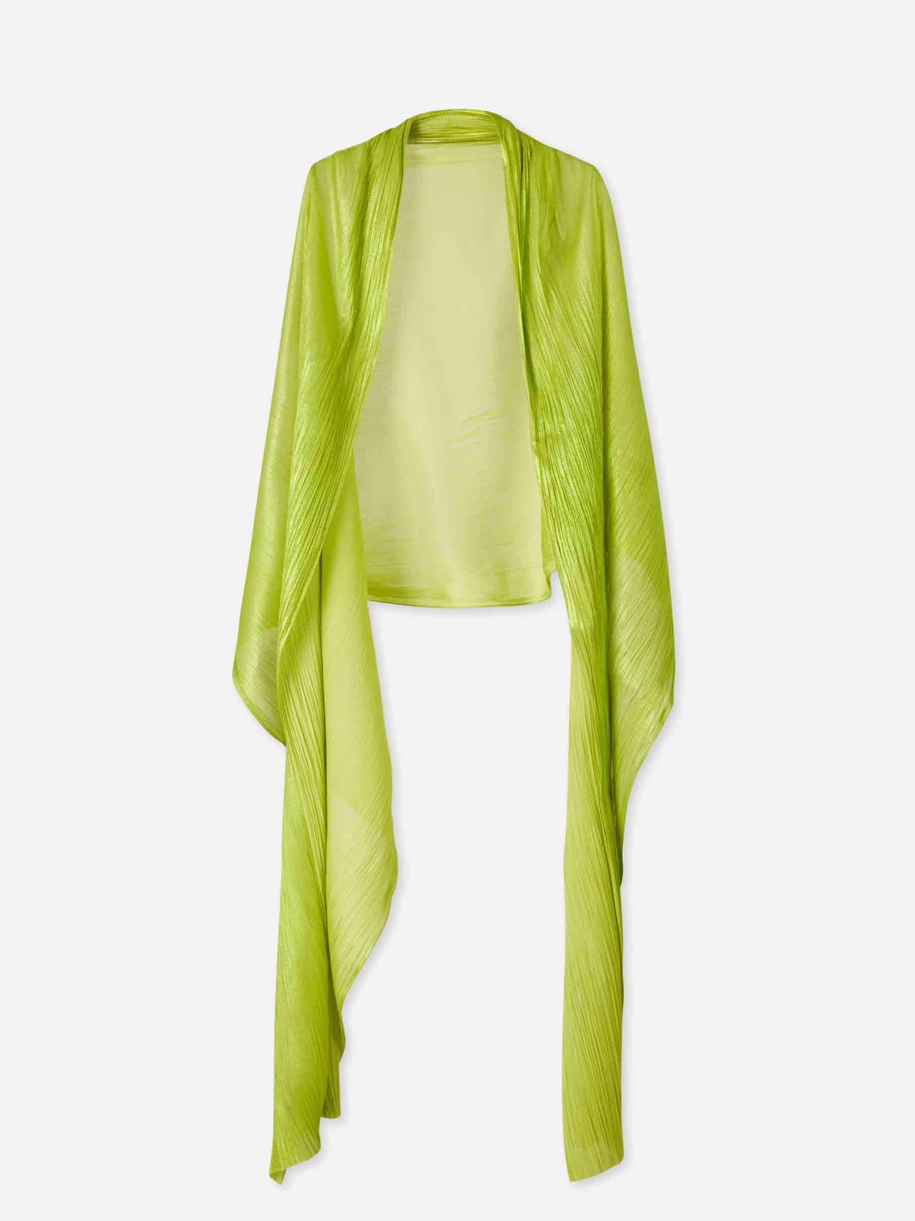 Maria Lucia Hohan Mujer Barcelona Chal Tul Seda color Verde sku 840-000808 01 - Foto 1