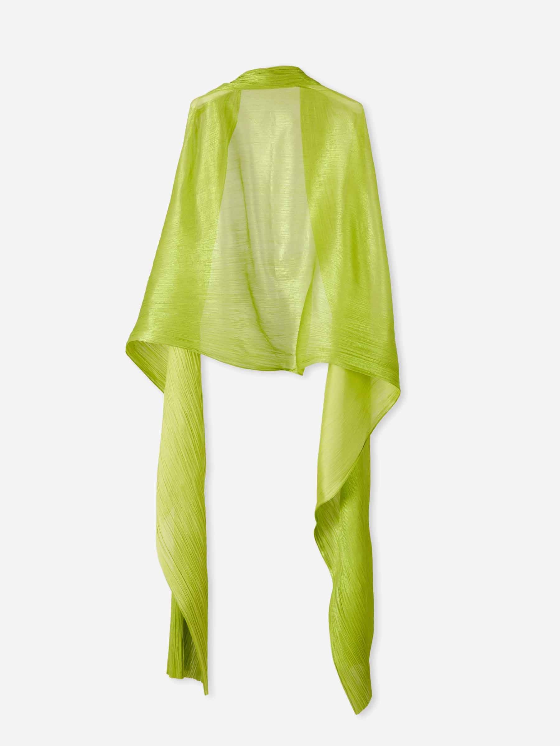 Maria Lucia Hohan Mujer Barcelona Chal Tul Seda color Verde sku 840-000808 01 - Foto 2