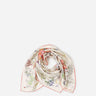 McQueen Mujer Barcelona Pañuelo Seda Estampado color Marfil sku 840-000810 01 - Foto 1