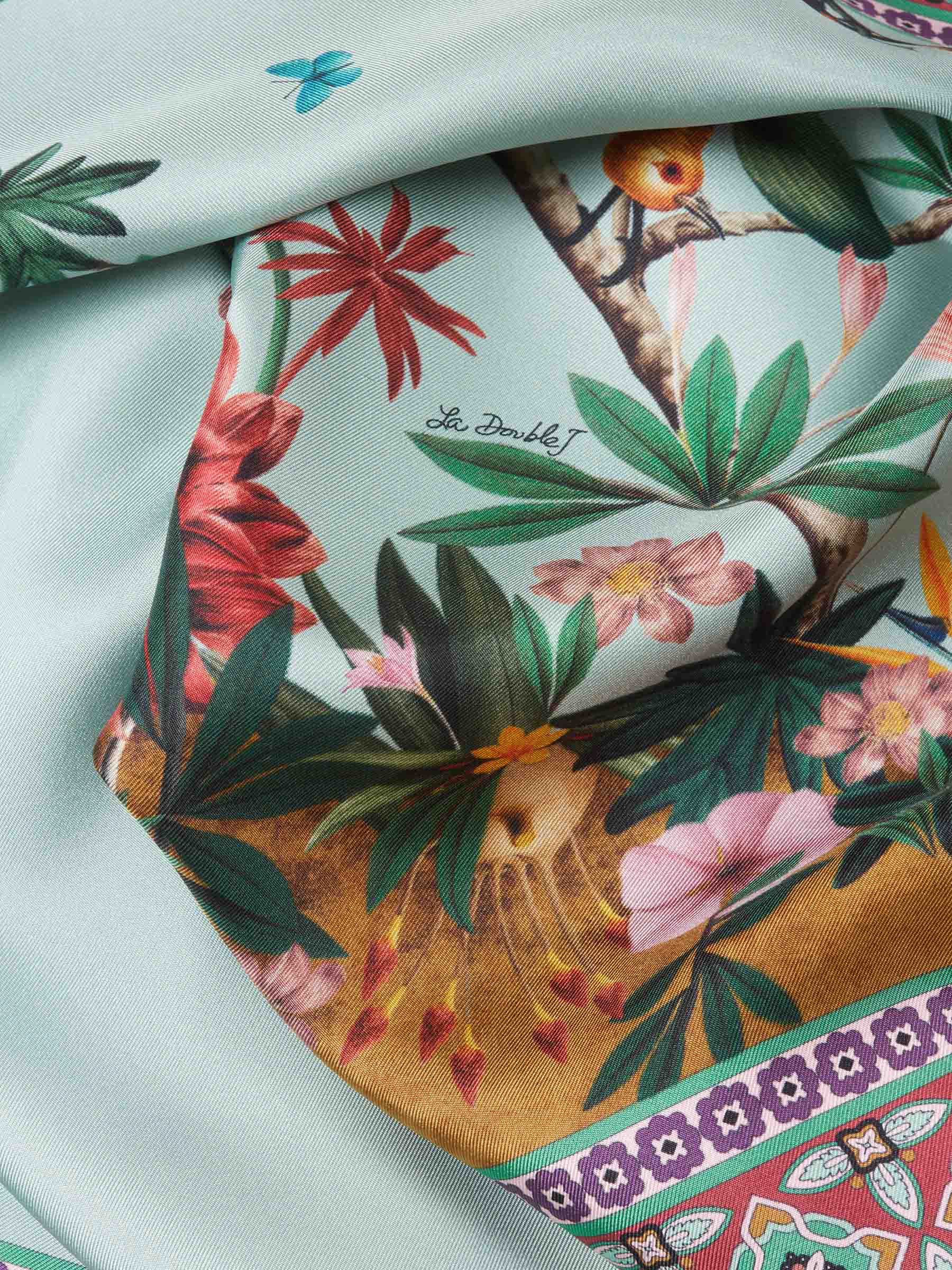 LaDoubleJ Mujer Barcelona Foulard Seda color Multicolor sku 840-000812 01 - Foto 2