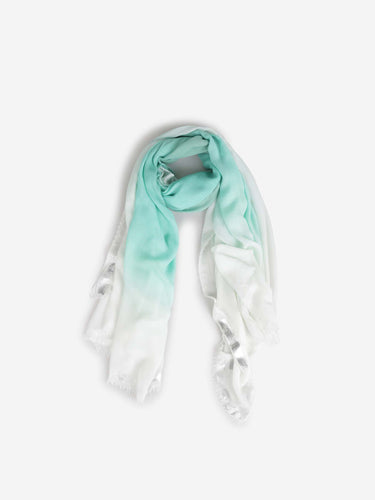 Cashà Mujer Barcelona Fular Calla color Verde Turquesa sku 840-000815 01 - Foto 3