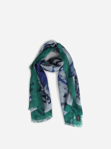 Cashà Mujer Barcelona Fular Geranio color Azul Marino sku 840-000817 01 - Foto 3