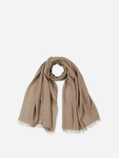 Peserico Mujer Barcelona Fular Algodón color Marrón sku 840-000822 03 - Foto 1