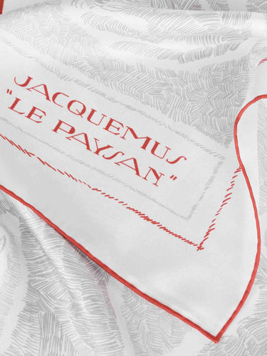Jacquemus Mujer Barcelona Fular Le Foulard Paysan color Blanco sku 840-000825 01 - Foto 3