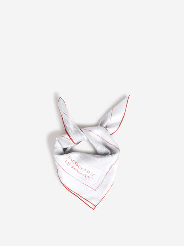 Jacquemus Mujer Barcelona Fular Le Foulard Paysan color Blanco sku 840-000825 01 - Foto 4
