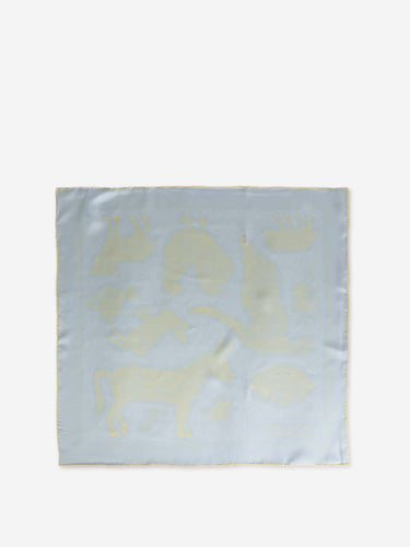 Jacquemus Mujer Barcelona Fular Le Foulard Paysan color Azul Denim Claro sku 840-000825 02 - Foto 1
