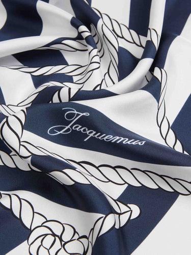 Jacquemus Mujer Barcelona Pañuelo Bateau Corde color Azul Marino sku 840-000835 01 - Foto 2