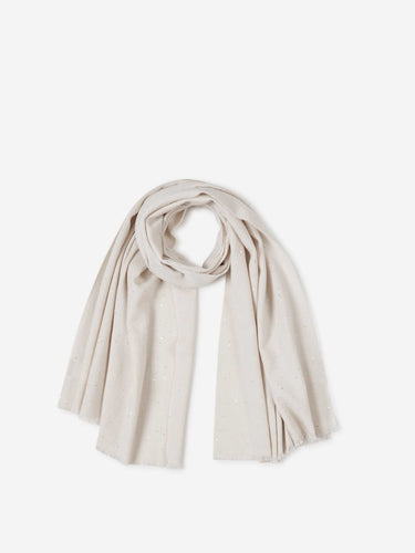 Peserico Mujer Barcelona Fular Lentejuelas color Beige sku 840-000850 01 - Foto 1