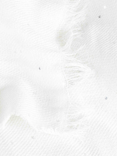 Peserico Mujer Barcelona Fular Algodón color Crema sku 840-000855 01 - Foto 2