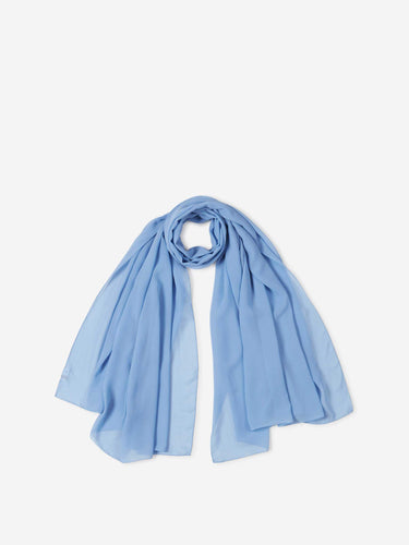 Santa Eulalia Mujer Barcelona Fular Liso Seda color Azul Celeste sku 840-000856 01 - Foto 1