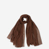 Santa Eulalia Mujer Barcelona Fular Liso Seda color Marrón Oscuro sku 840-000856 06 - Foto 1