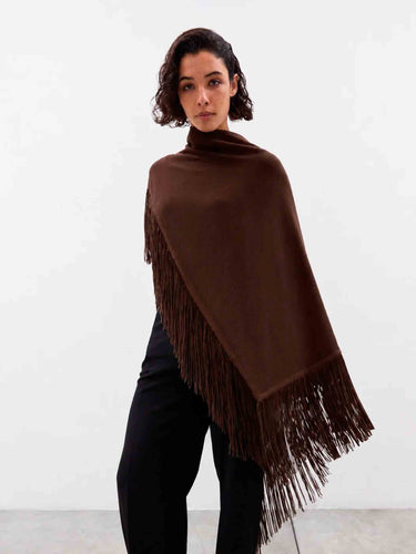 Ely Ely Mujer Barcelona Chal Cashmere Comte color Marrón Oscuro sku 840-000867 01 - Foto 1