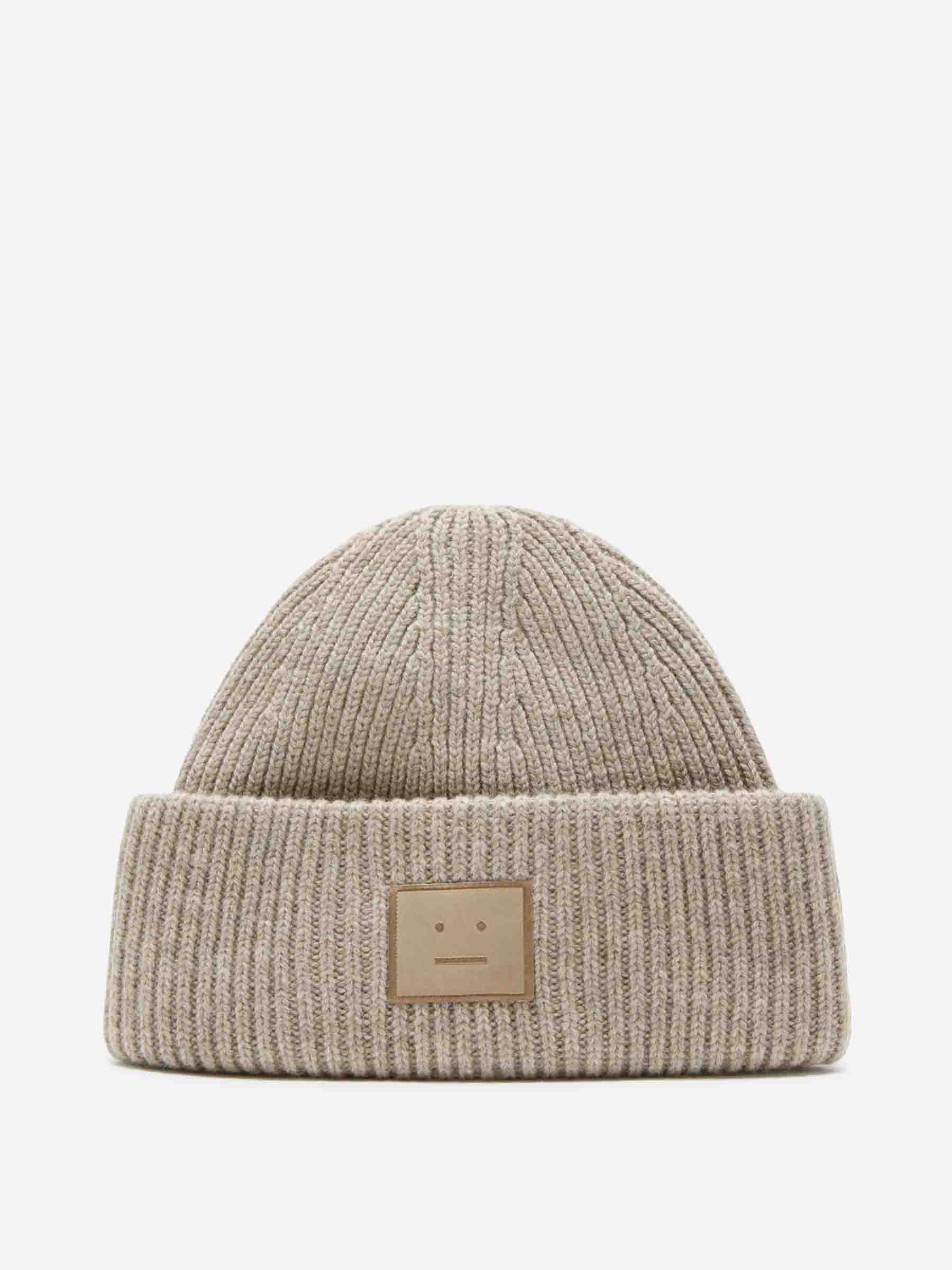 Acne Studios  Barcelona Gorro Punto Lana color Taupe sku 845-000006 04 - Foto 1
