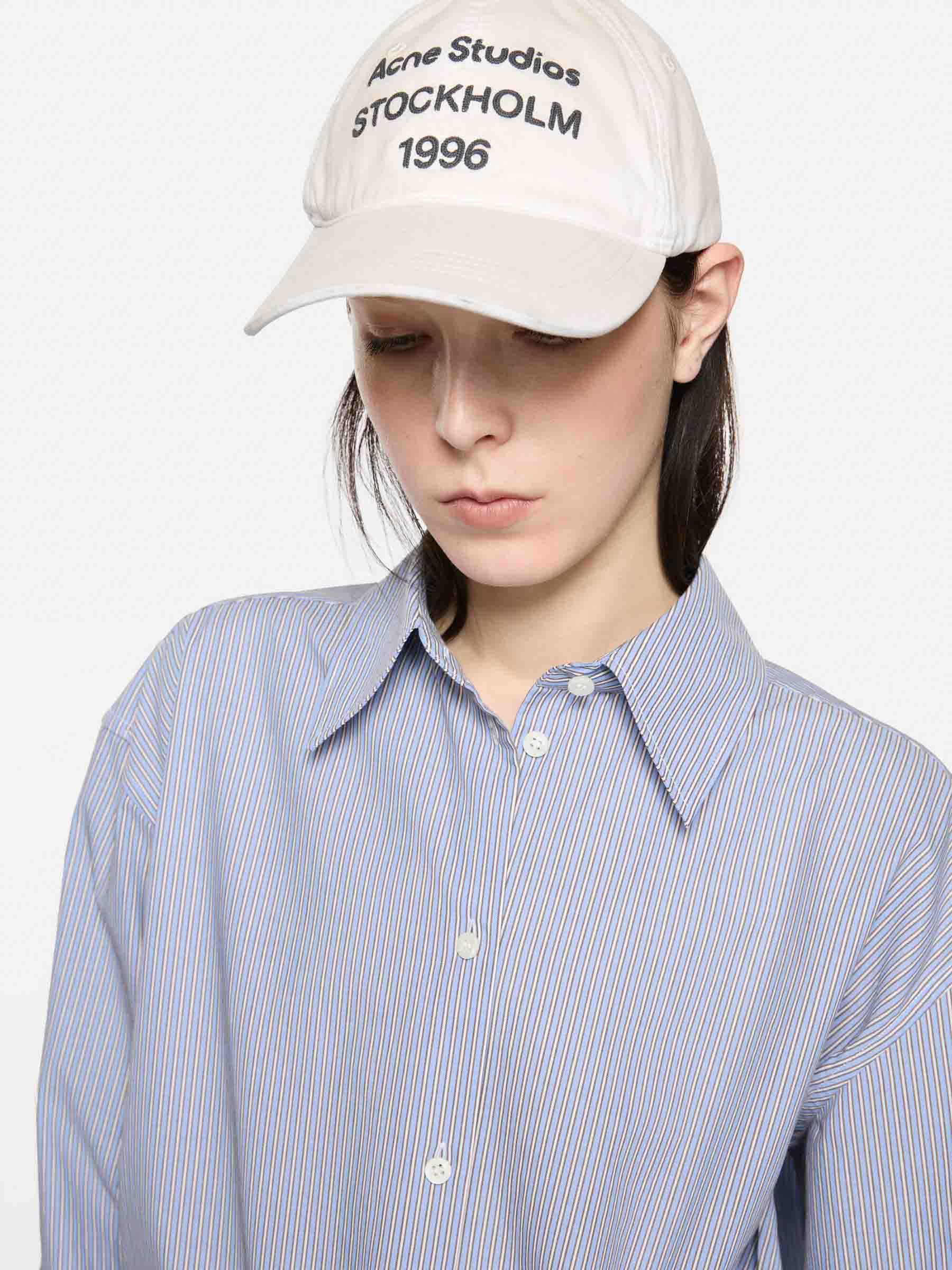 Acne Studios Mujer Barcelona Gorra Logo Bordado color Beige sku 845-000007 01 - Foto 2