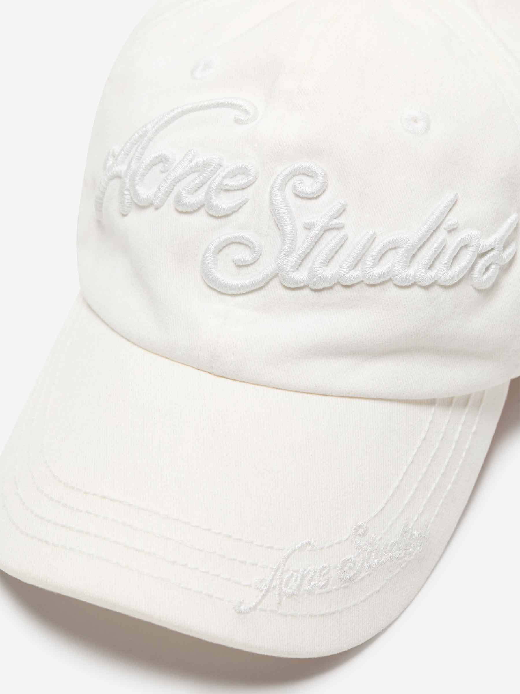 Acne Studios Mujer Barcelona Gorra Logo color Blanco sku 845-000008 01 - Foto 2