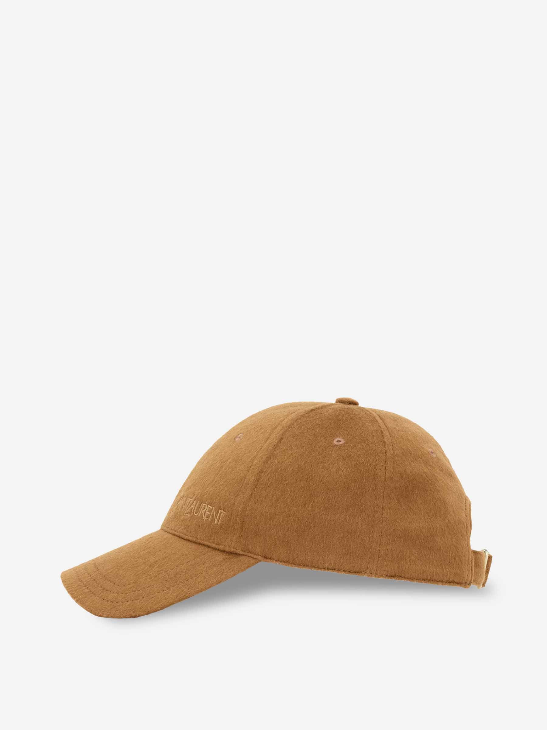 Saint Laurent Mujer Barcelona Gorra Logo Cashmere color Camel sku 845-000010 01 - Foto 2