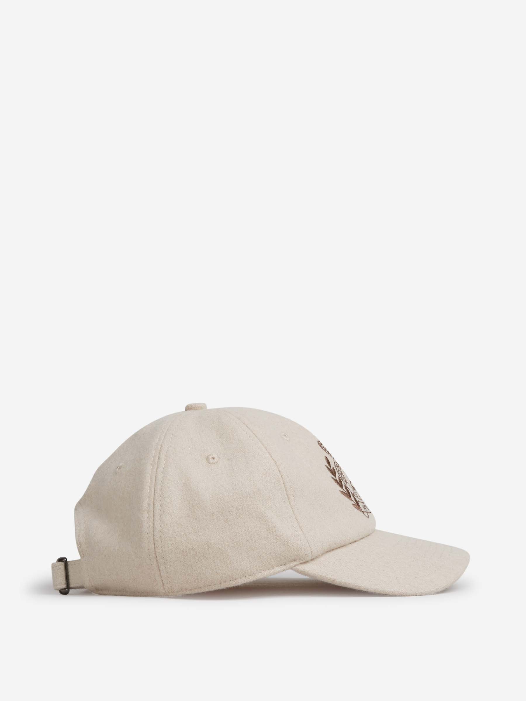 Sporty&Rich Mujer Barcelona Gorra Lana Bordado color Taupe sku 845-000015 01 - Foto 2