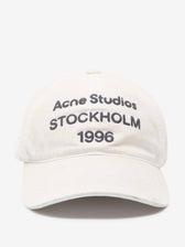 Acne Studios Mujer Barcelona Gorra Logo color Blanco sku 845-000019 01 - Foto 1