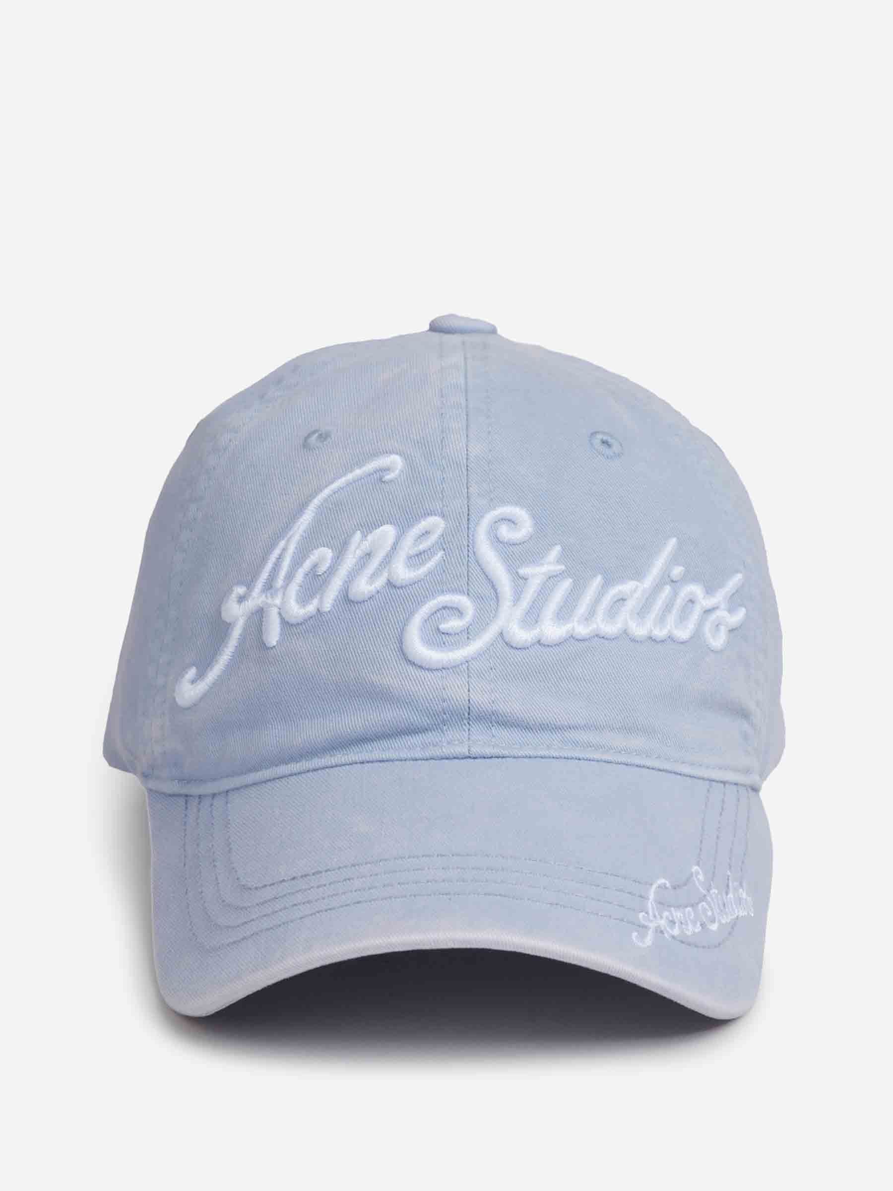 Acne Studios Mujer Barcelona Gorra Logo color Azul Celeste sku 845-000020 01 - Foto 2