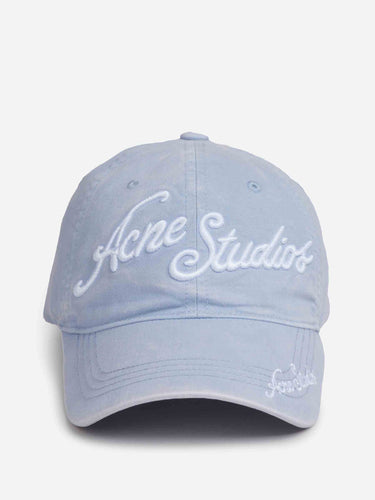 Acne Studios Mujer Barcelona Gorra Logo color Azul Celeste sku 845-000020 01 - Foto 2