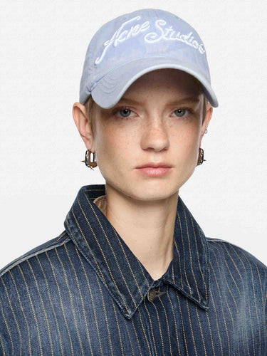 Acne Studios Mujer Barcelona Gorra Logo color Verde Manzana sku 845-000020 02 - Foto 2