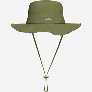 Jacquemus Mujer Barcelona Sombrero Le Bob Artichaut color Verde Militar sku 845-000026 01 - Foto 1