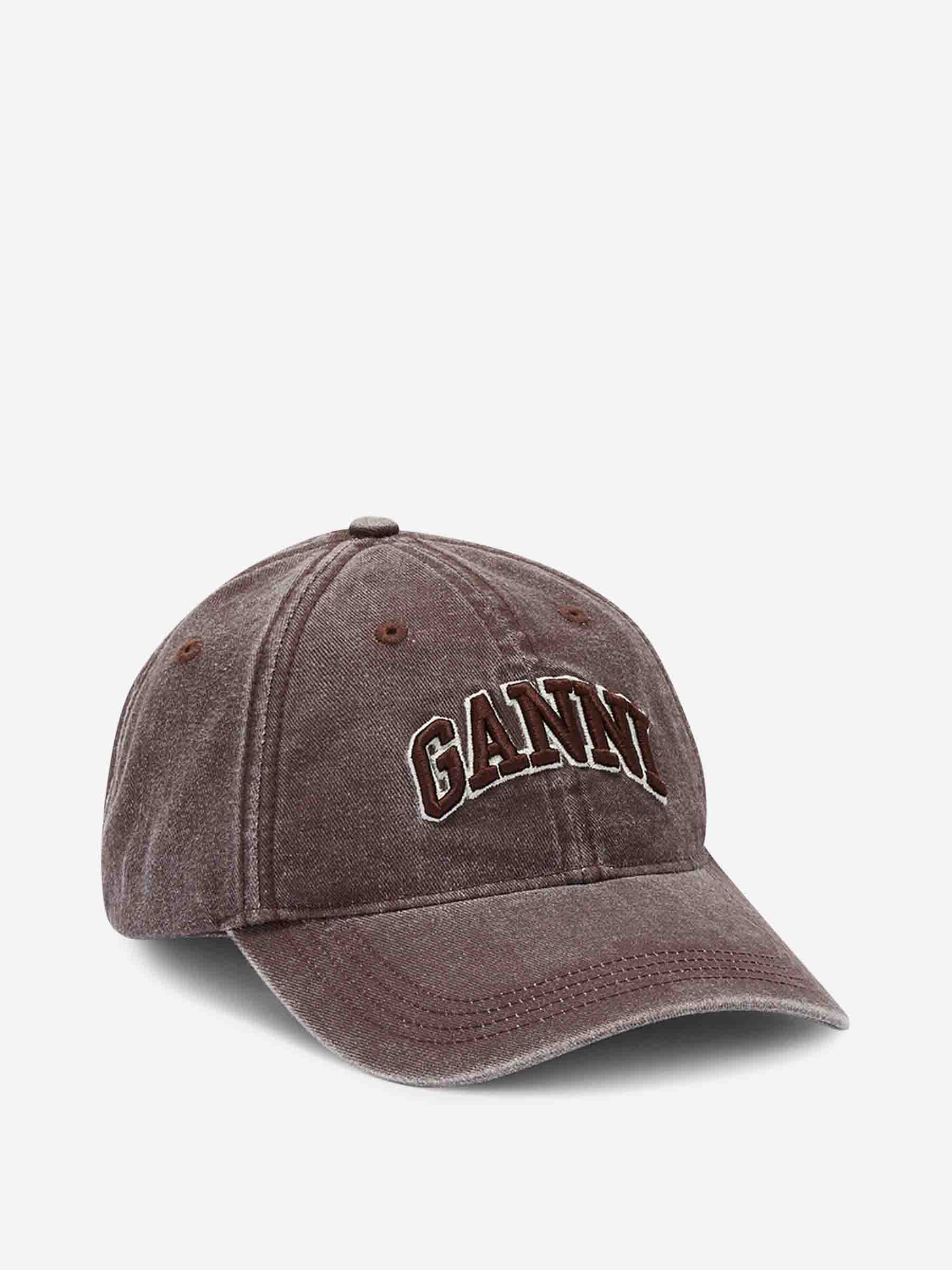 Ganni Mujer Barcelona Gorra Lona Lavada color Marrón sku 845-000032 01 - Foto 1