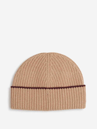 Chloé Mujer Barcelona Gorro Logo Canalé color Camel sku 845-000037 01 - Foto 2