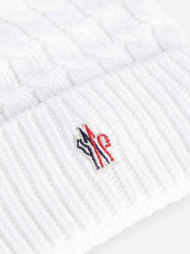 Moncler Grenoble Mujer Barcelona Gorro Lana Pompón color Blanco sku 845-000047 01 - Foto 4