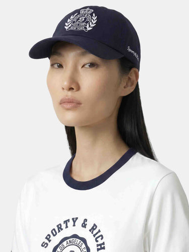 Sporty & Rich Mujer Barcelona Gorra Logo NY color Azul Marino sku 845-000048 01 - Foto 2