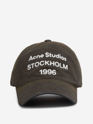Acne Studios Mujer Barcelona Gorra Logo Algodón color Negro sku 845-000049 01 - Foto 1