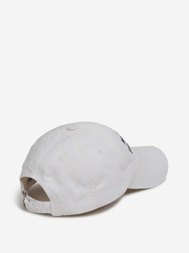 Acne Studios Mujer Barcelona Gorra Logo Algodón color Marfil sku 845-000049 02 - Foto 5