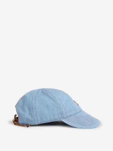 Miu Miu Mujer Barcelona Gorra Denim Logo color Azul Denim sku 845-000050 01 - Foto 2