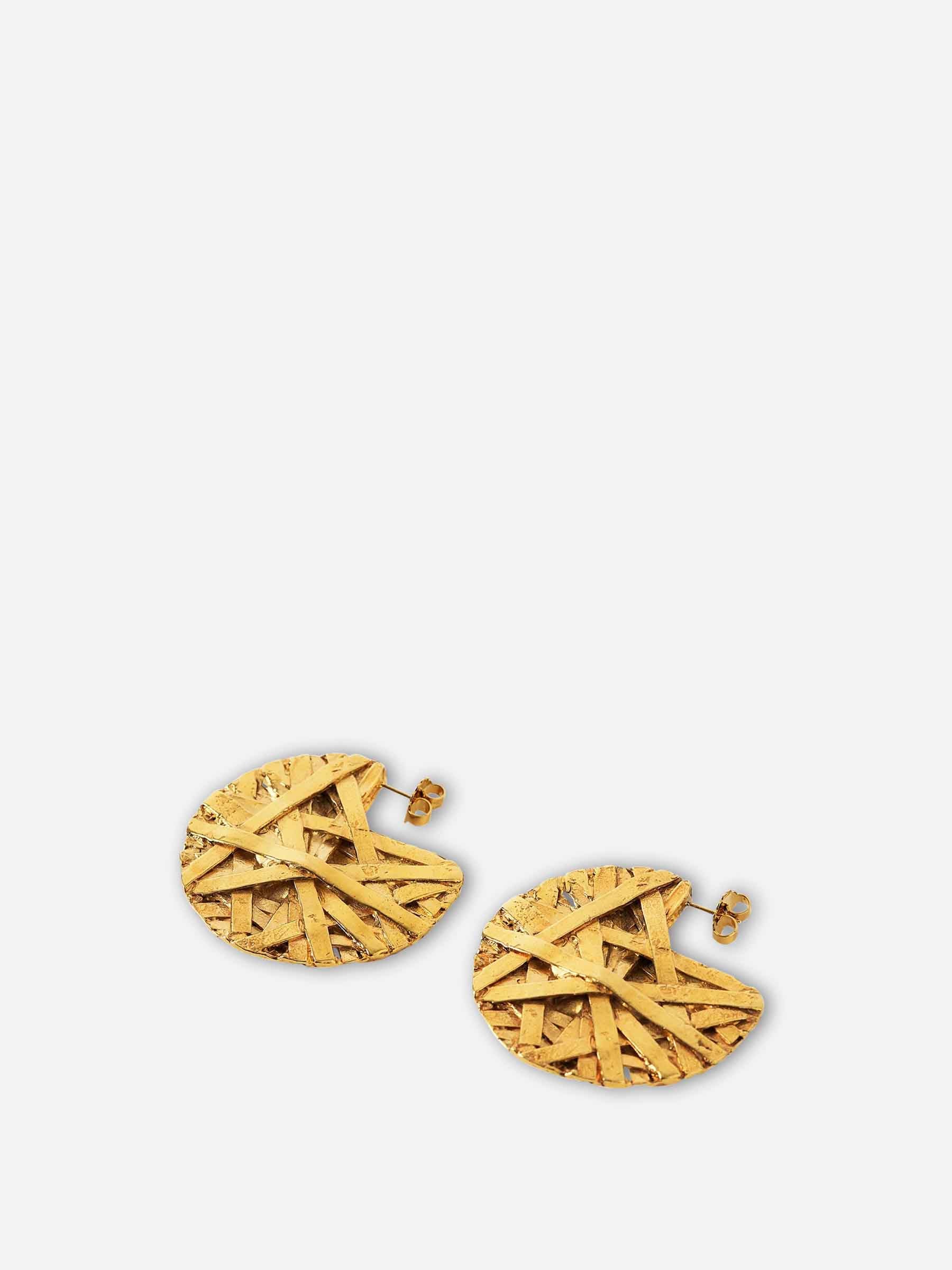 Paola Sighinolfi Mujer Barcelona Pendientes Large Icon Hoops color Dorado sku 850-001706 01 - Foto 1