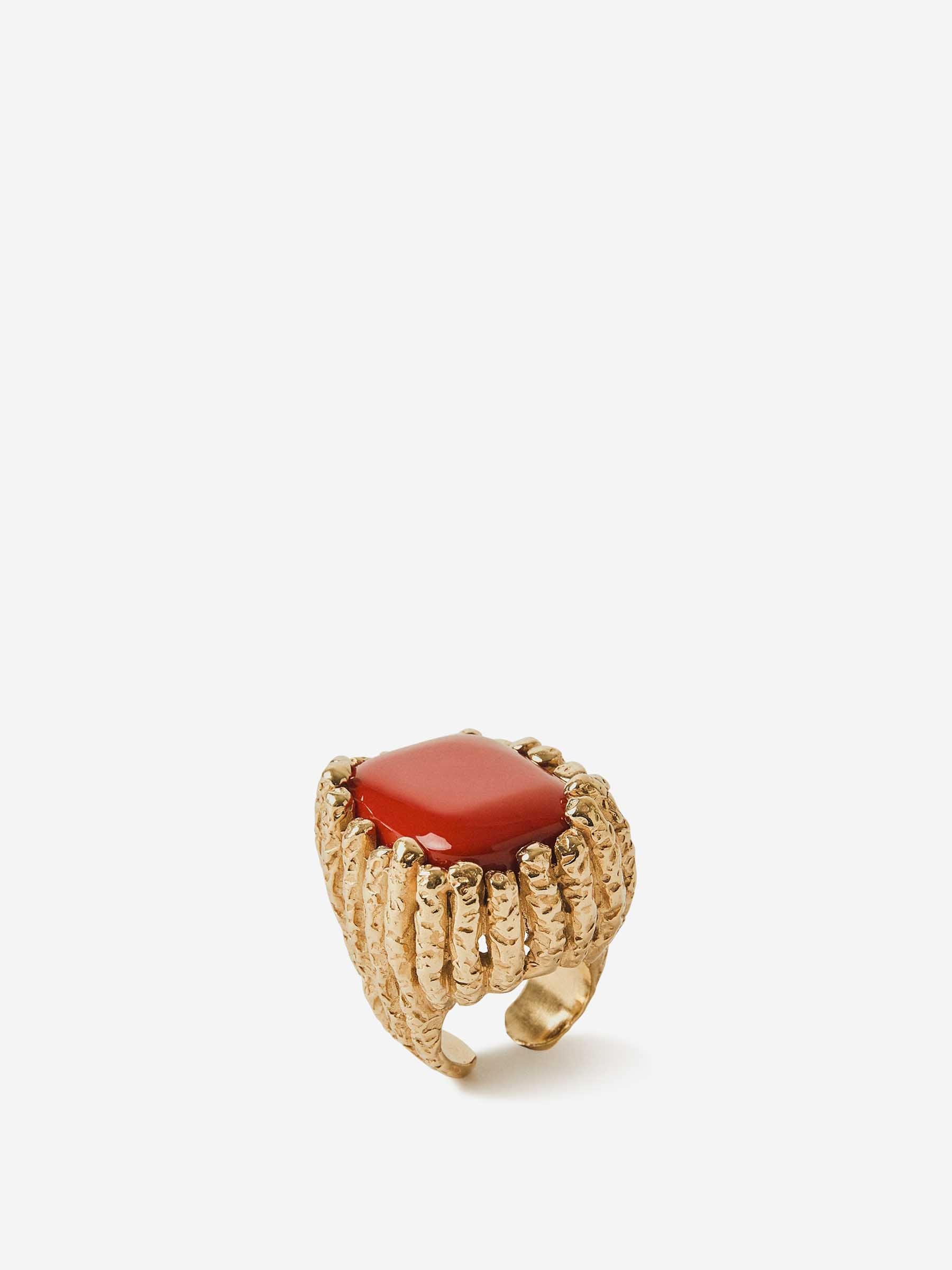 Paola Sighinolfi Mujer Barcelona Anillo Bosco color Rojo sku 850-001730 01 - Foto 2
