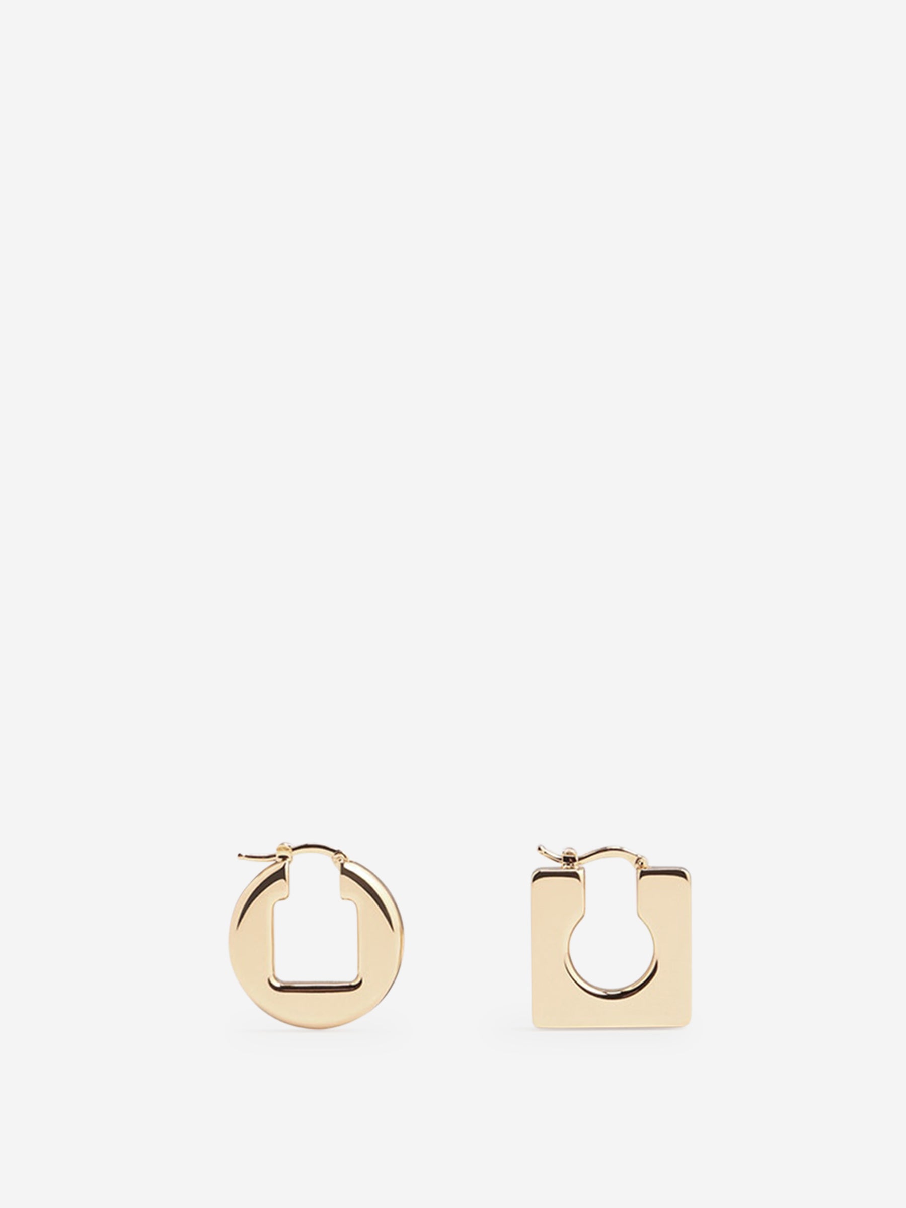 Jacquemus Mujer Barcelona Pendientes Rond Carré color Dorado sku 850-001911 01 - Foto 1