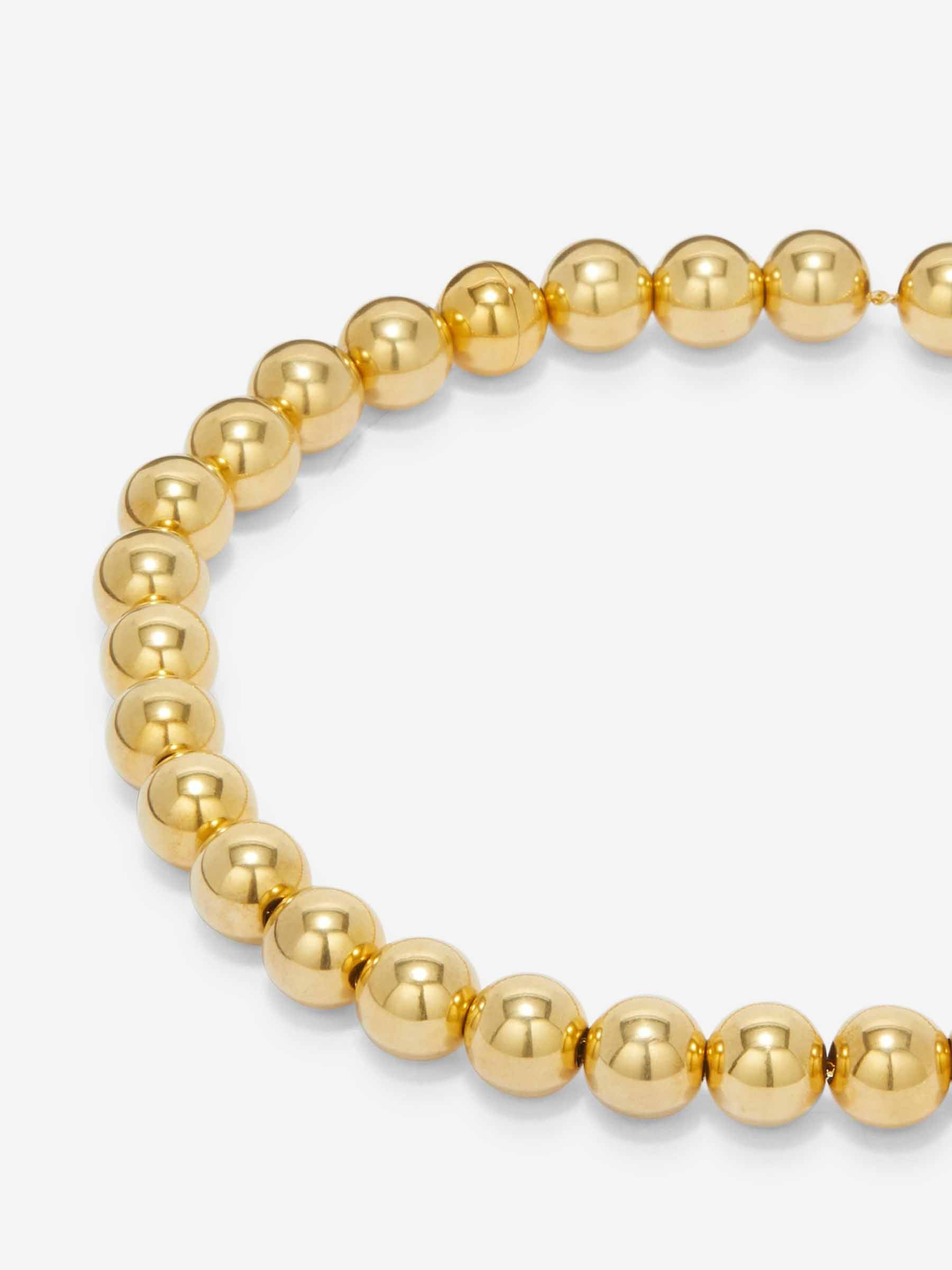 Jil Sander โ Gold Bead Necklace Mujer 850-001914 01