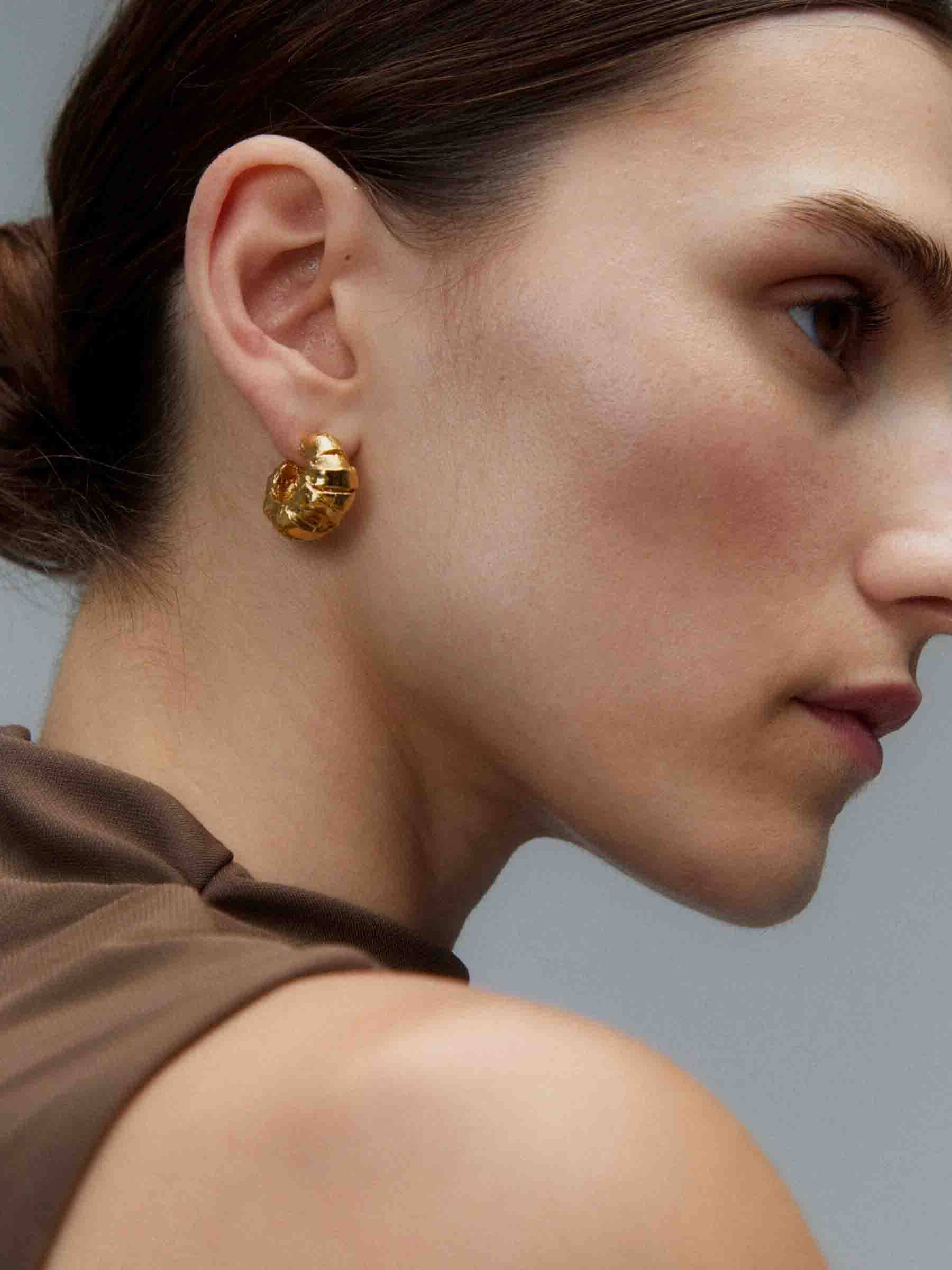 Paola Sighinolfi Mujer Barcelona Pendientes Mini Juno color Dorado sku 850-001921 01 - Foto 2
