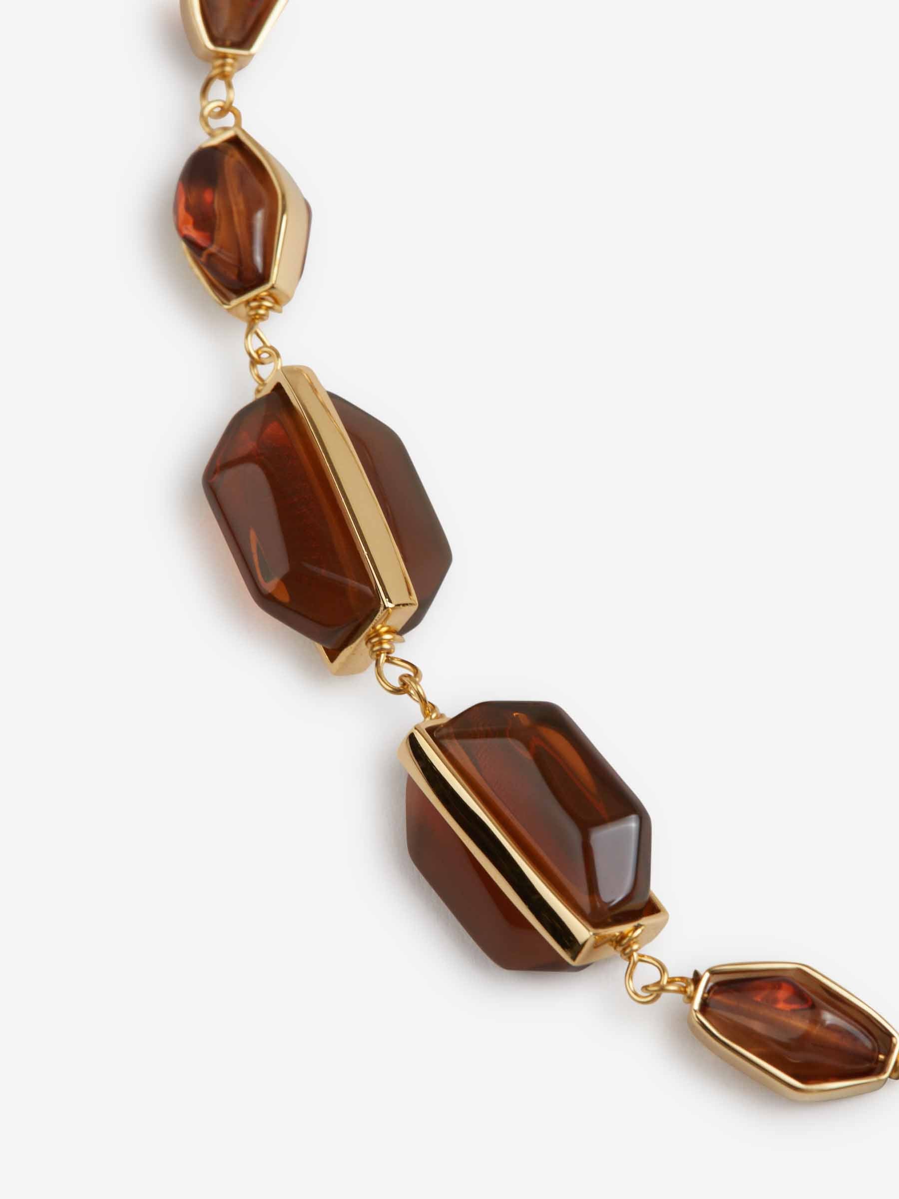 Jil Sander Mujer Barcelona Collar Ámbar color Dorado sku 850-001973 01 - Foto 2