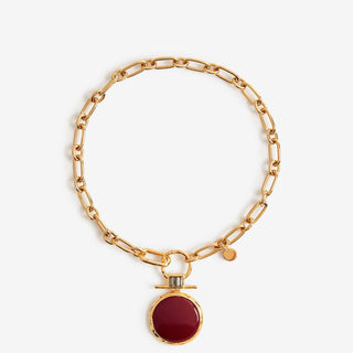 LaDoubleJ Mujer Barcelona Collar Bucle Shen color Rojo sku 850-001999 02 - Foto 1