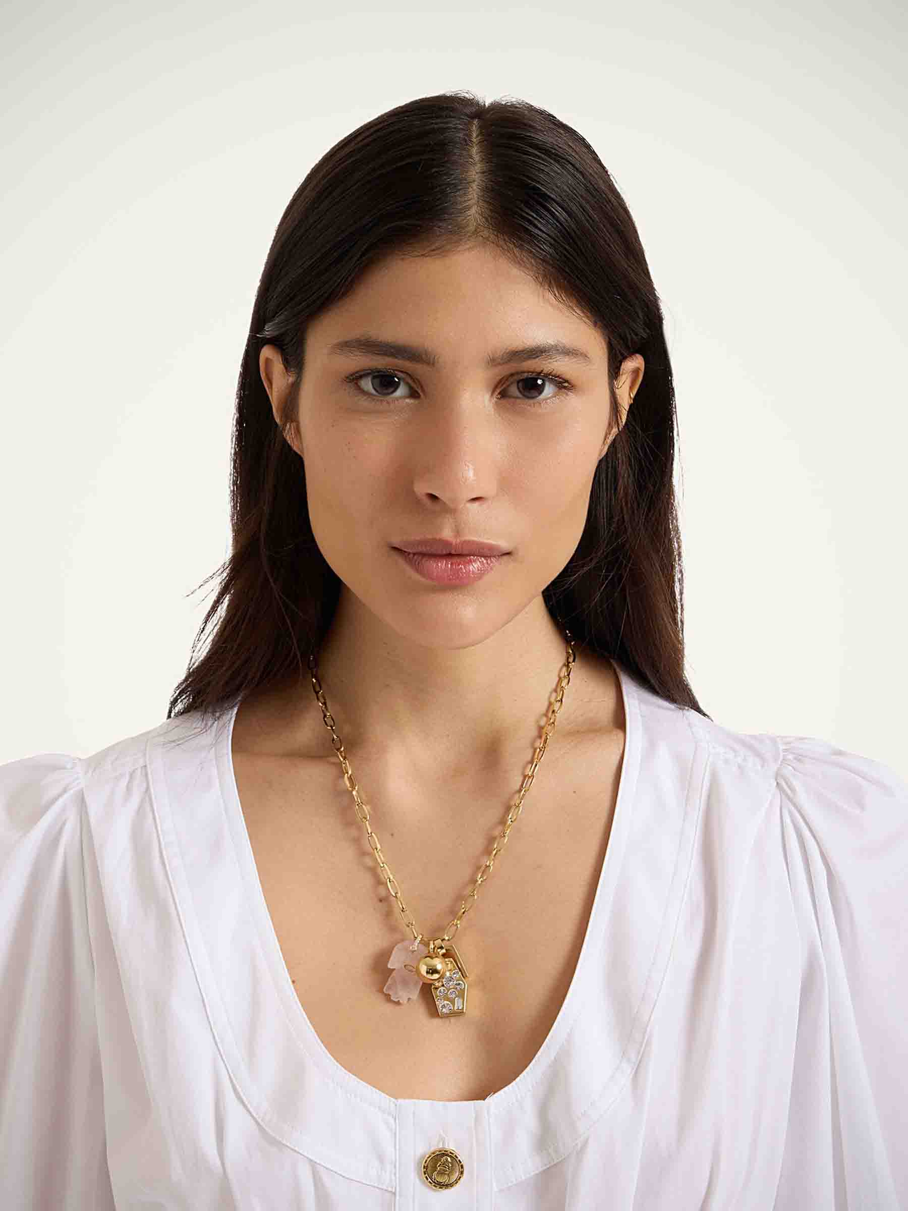 LaDoubleJ Mujer Barcelona Collar Angel Charmed color Dorado sku 850-002000 01 - Foto 2