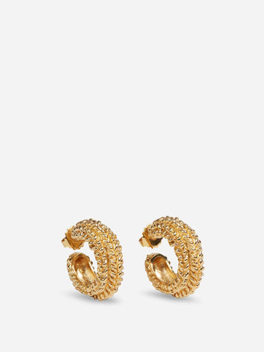 Paola Sighinolfi Mujer Barcelona Pendientes Gabby Hoops color Dorado sku 850-002007 01 - Foto 1